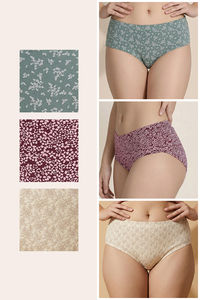 Zivame Medium Rise Full Coverage Hipster Panty (Pack of 3) -  Multicolor — thumbnail 2